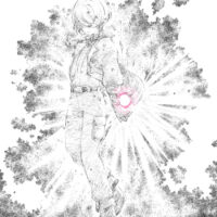 うしろにそっとかくしているもの